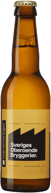 Oberoende by Ahlafors Bryggerier, beer label