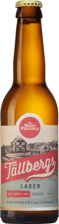 Tällbergs Lager by The Beer Factory Leksand, beer label