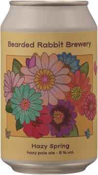 Hazy Spring by Bearded Rabbit Brewery, beer label