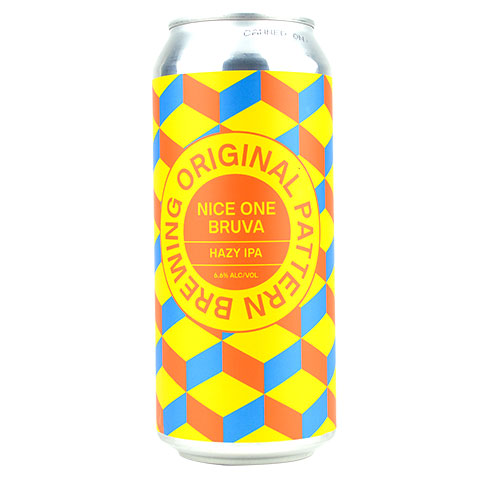Original Pattern Nice One Bruva Hazy IPA by Original Pattern Brewing Company, beer label