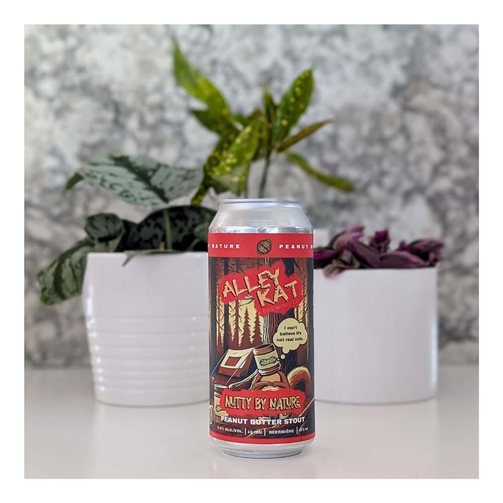 Nutty By Nature Peanut Butter Stout by Alley Kat Brewing Company, beer label