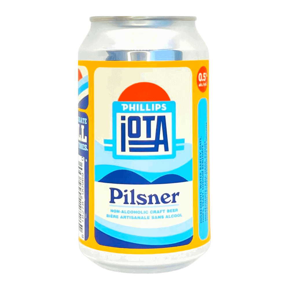 iOTA Pilsner Non-Alcoholic by Phillips Brewing Company, beer label