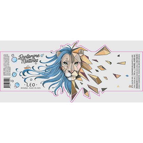 Pantomime Mixtutres Leo Saison Ale by Pantomime Mixtures, beer label