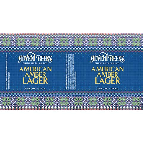 Minhas American Amber Lager by Minhas Craft Brewery, beer label