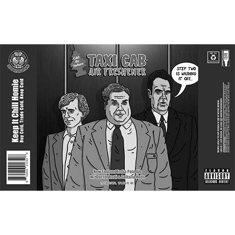 Odd By Nature Taxi Cab Air Freshener New England IPA by Odd By Nature Brewing, beer label