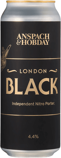 London Black by Anspach and Hobday Brewery, beer label