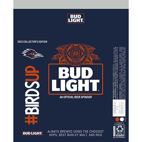 Bud Light Birdsup by Anheuser-Busch, beer label