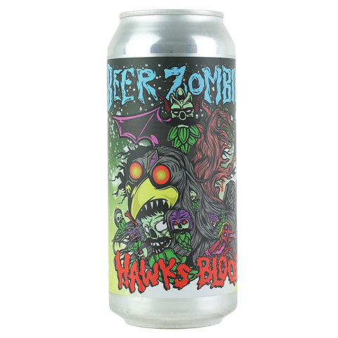 Beer Zombies Hawk's Blood by Beer Zombies, beer label