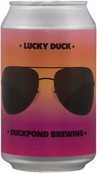 Lucky Duck by Duckpond Brewing, beer label