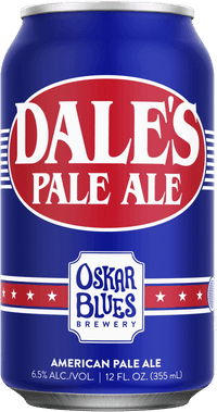 Dale's Pale Ale by Oskar Blues Brewery, beer label