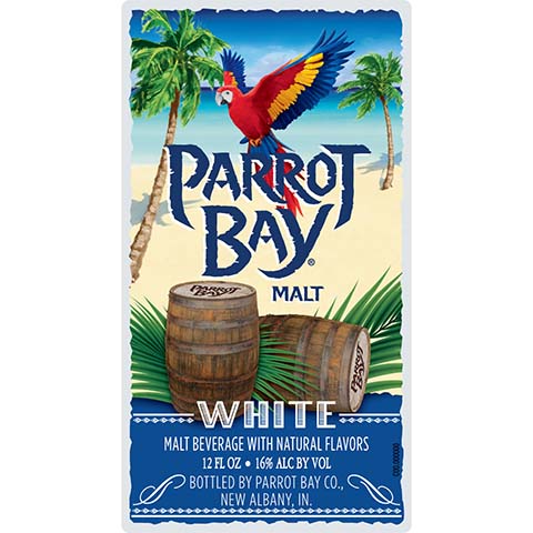 Parrot Bay White Malt by PArrot Bay Co., beer label
