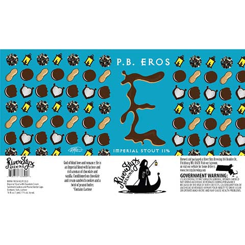 River Styx P.B. Eros Imperial Stout by River Styx Brewing, beer label