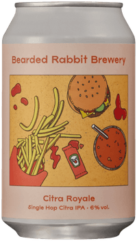 Citra Royale by Bearded Rabbit Brewery, beer label