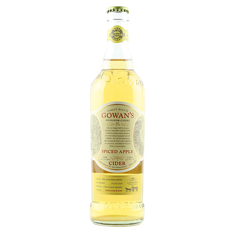 Gowans Heirloom Spiced Apple Cider by Gowans Heirloom Cider, beer label