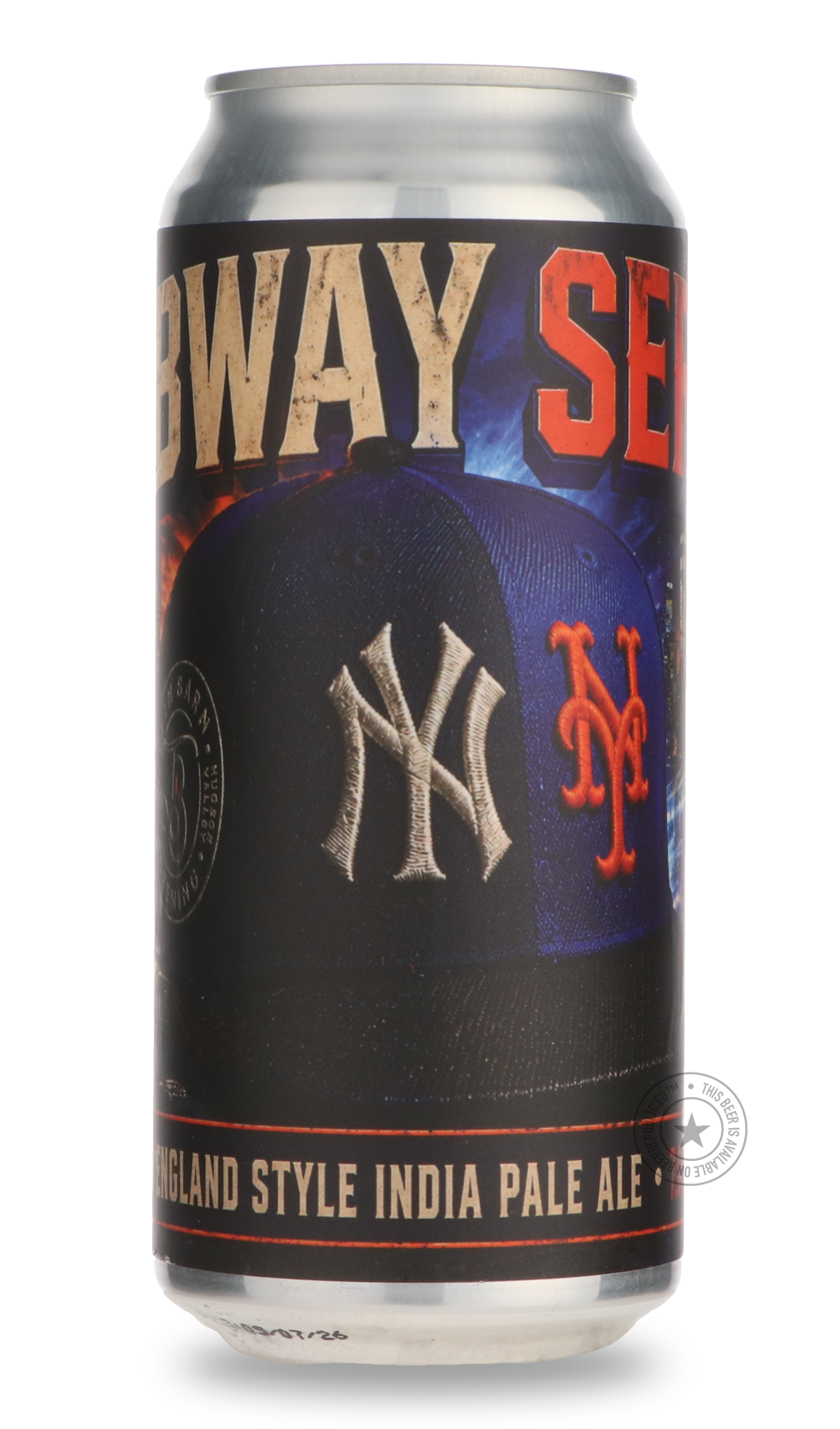 Subway Series by Tin Barn, beer label