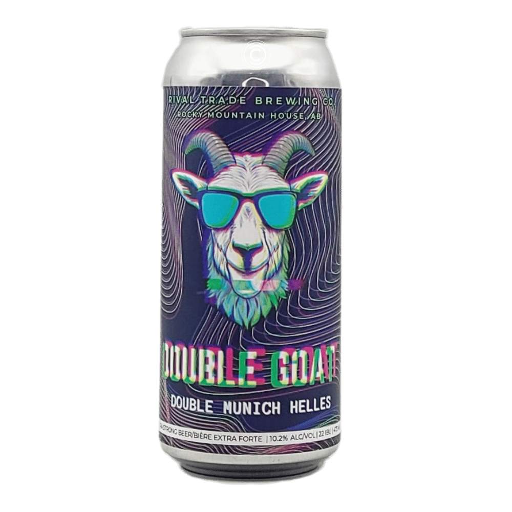 Co. Double GOAT Helles Lager by Rival Trade Brewing, beer label