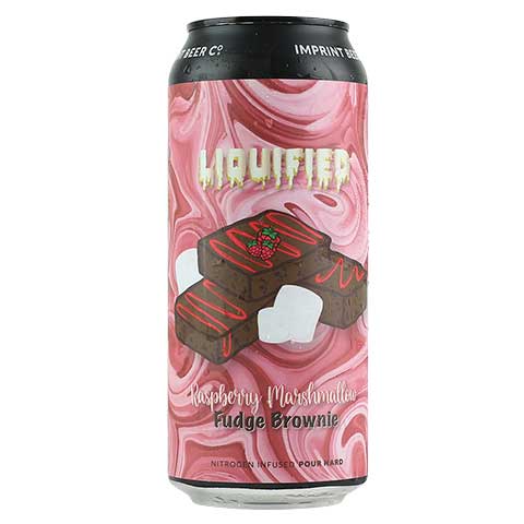 Imprint Liquified Raspberry Marshmallow Fudge Brownie Stout by Imprint Beer Company, beer label
