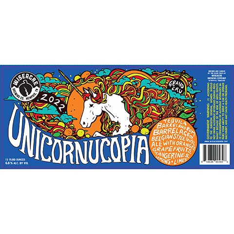 Wiseacre Unicornucopia by Wiseacre Brewing Co, beer label