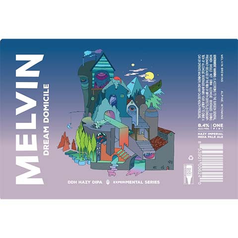 Melvin Dream Domicile Hazy DIPA by Melvin Brewing, beer label