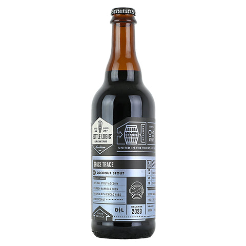 Bottle Logic Space Trace by Bottle Logic Brewing, beer label
