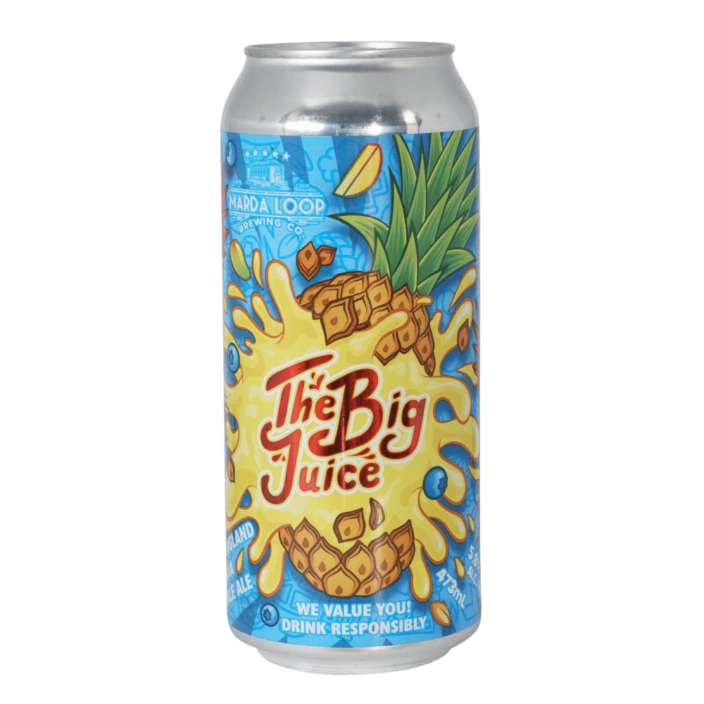 The Big Juice NEIPA by Marda Loop Brewing Company, beer label
