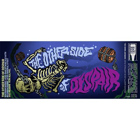 Imprint The Other Side Of Despair Barleywine Ale by Imprint Beer Company, beer label