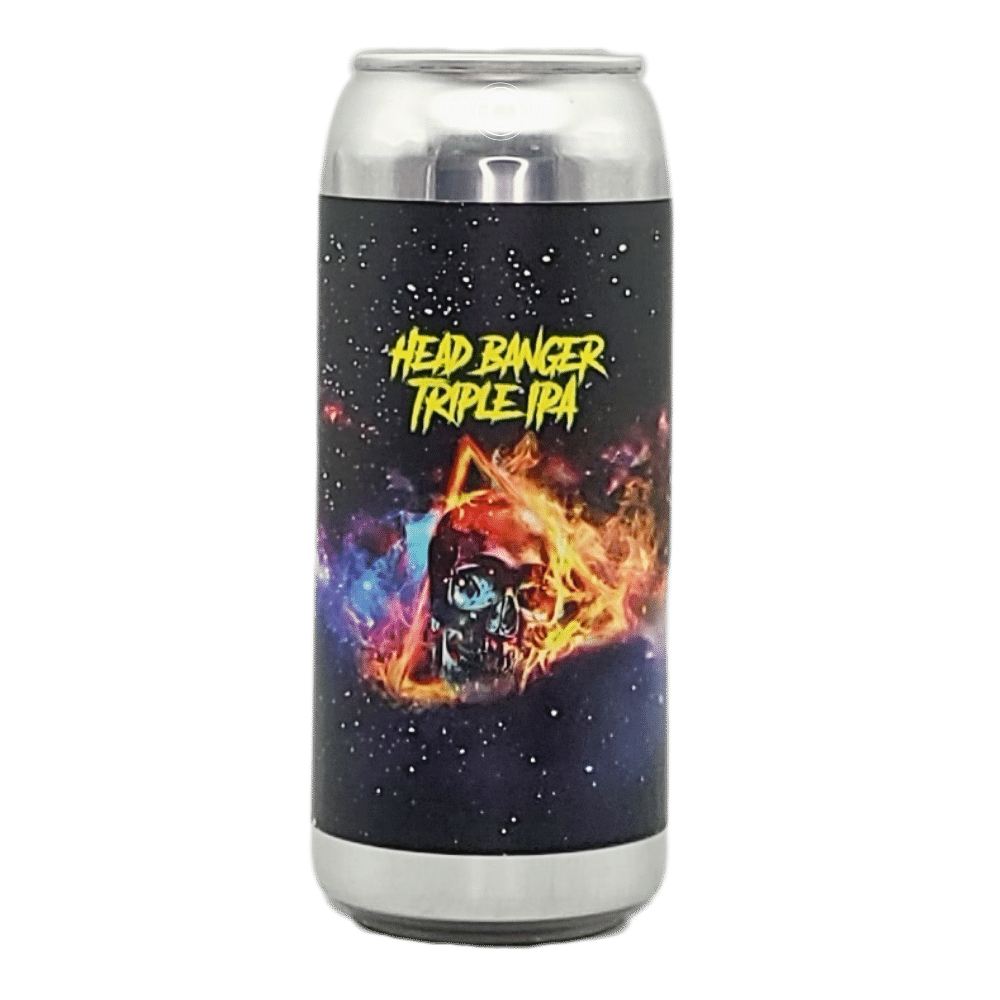 Head Banger XXIII (Galaxy) Triple New England IPA by Strathcona Beer Company, beer label
