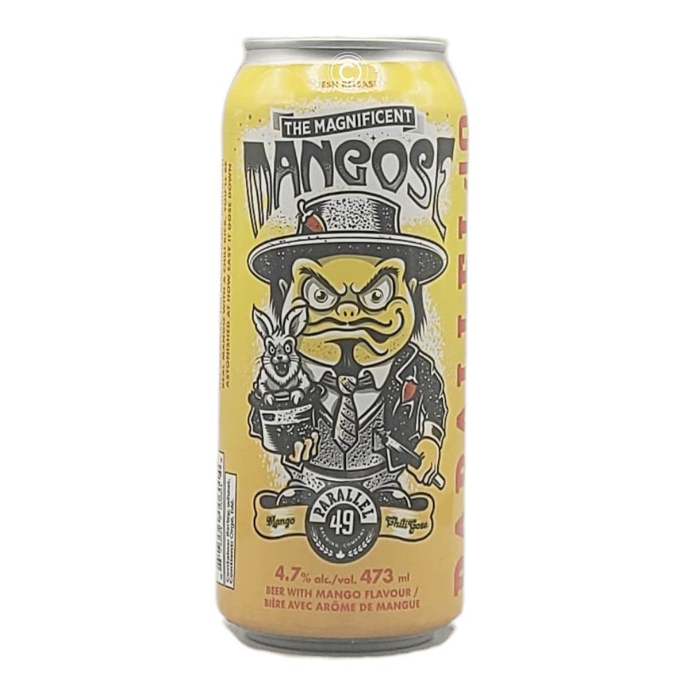 Parallel 49 Brewing The Magnificent Mangose Mango Chile Gose by Parellel 49 Brewing, beer label
