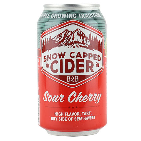 Snow Capped Sour Cherry Cider by Snow Capped Cider, beer label
