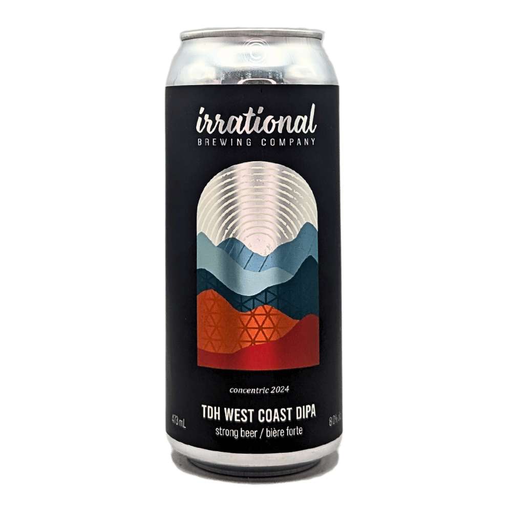 Concentric 2024: TDH West Coast DIPA by Irrational Brewing Company, beer label