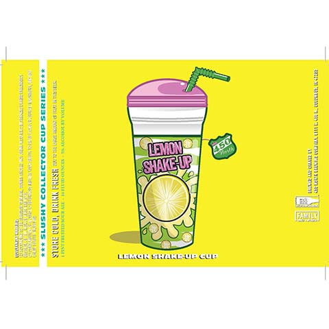 450 North Lemon Shake-Up Cup Sour Ale by 450 North Brewing Company, beer label