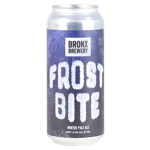 Bronx Frost Bite Winter Pale Ale by Bronx Brewery, beer label