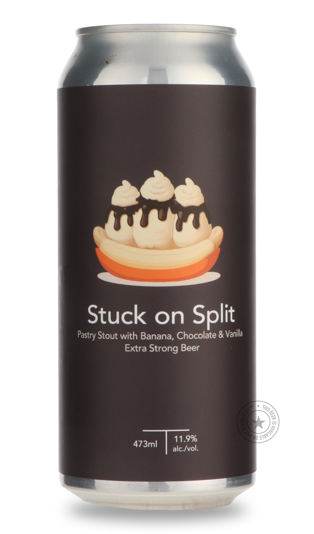 Stuck On Split by Fine Balance, beer label