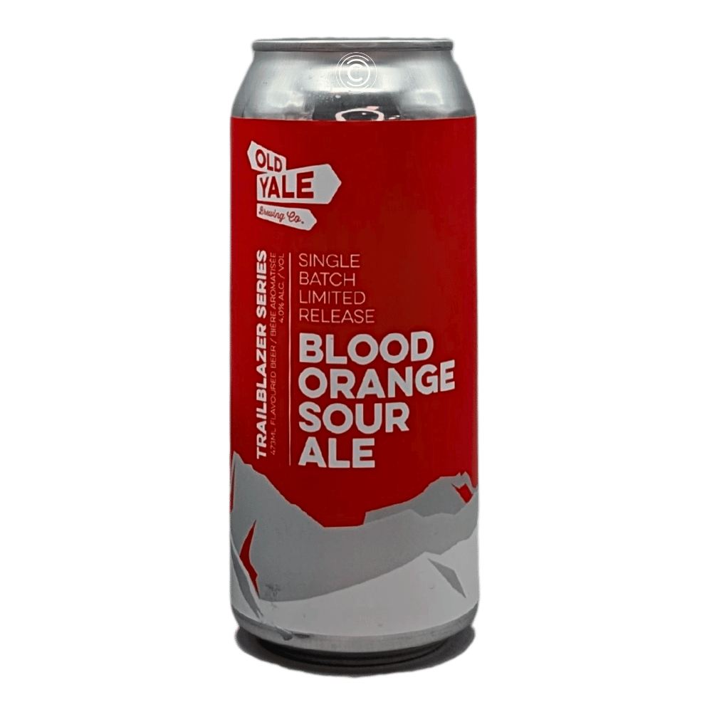 Blood Orange Sour Ale by Old Yale Brewing Company, beer label