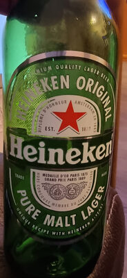 Beer Heineken by Heineken, beer label
