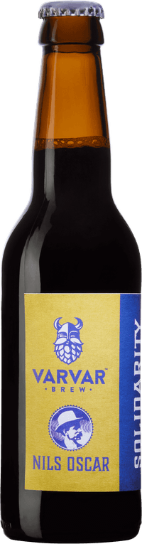 Nils Oscar & Varvar Brew Solidarity by Nils Oscar, beer label