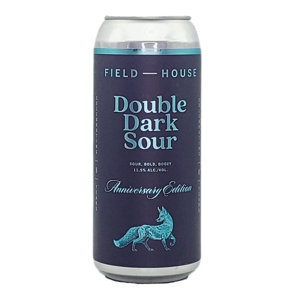 Co. Double Dark Sour Anniversary Edition by Field House Brewing Co., beer label