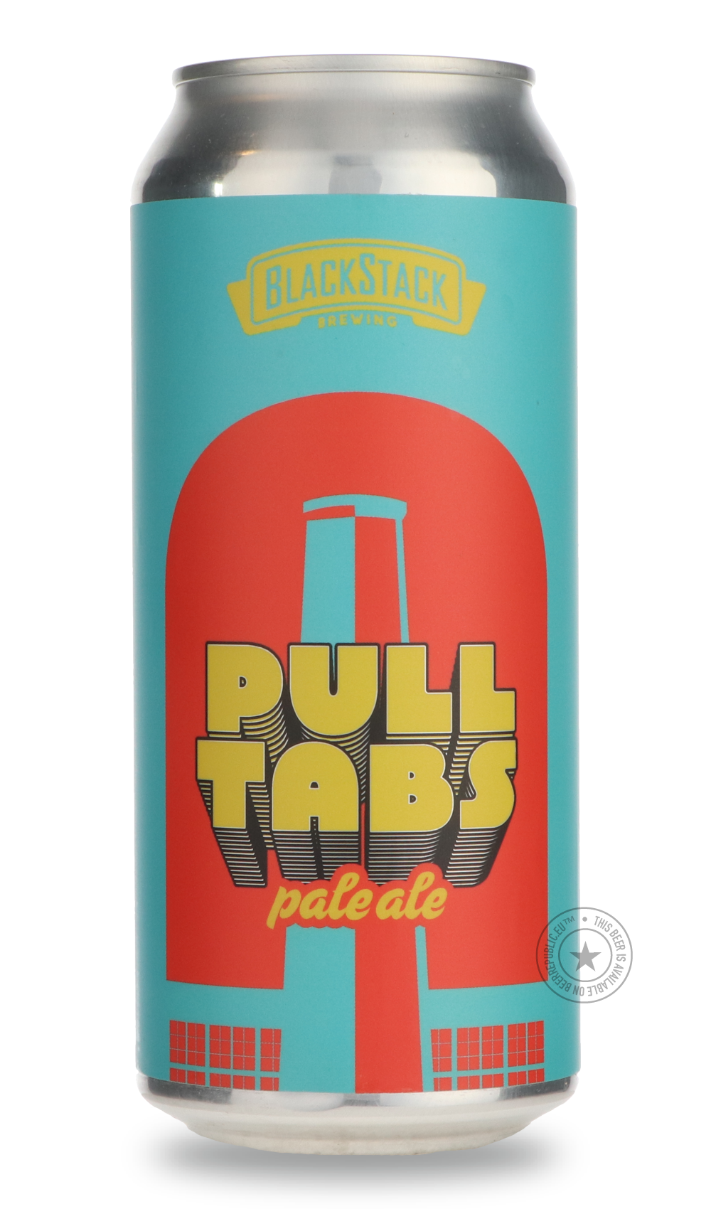 Pull Tabs by BlackStack Brewing, beer label