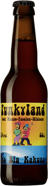 Funkyland Big Kahuna by Jeffrey Brown, beer label