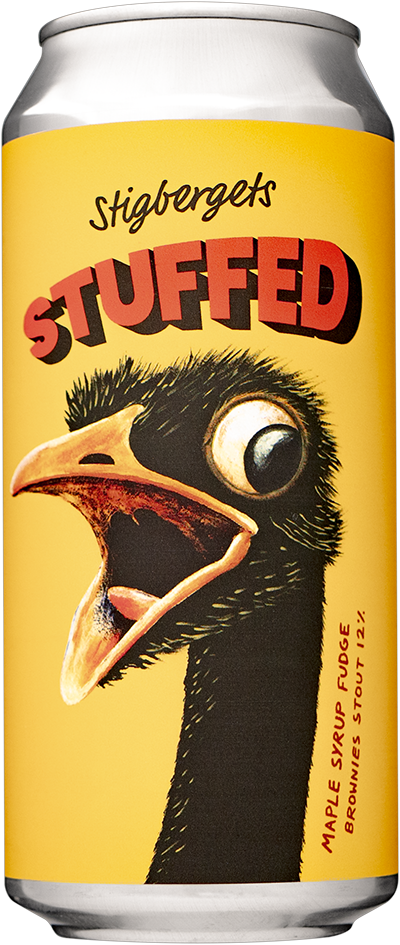 STUFFED by Stigbergets Bryggeri, beer label