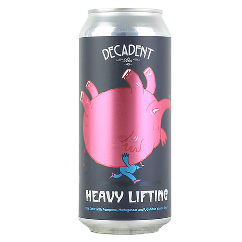 Decadent Heavy Lifting Stout by Decadent Ales, beer label