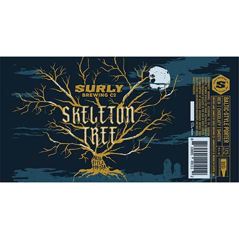 Surly Skeleton Tree Baltic-Style Porter by Surly Brewing Company, beer label