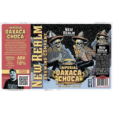 New Realm Imperial Oaxaca Choca Stout by New Realm Brewing, beer label
