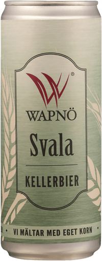 Svala Kellerbier by Wapnö, beer label