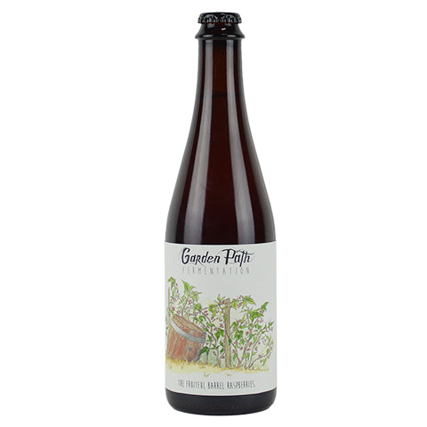 Garden Path Fermentation The Fruitful Barrel Raspberries Wild Ale by Garden Path Fermentation, beer label