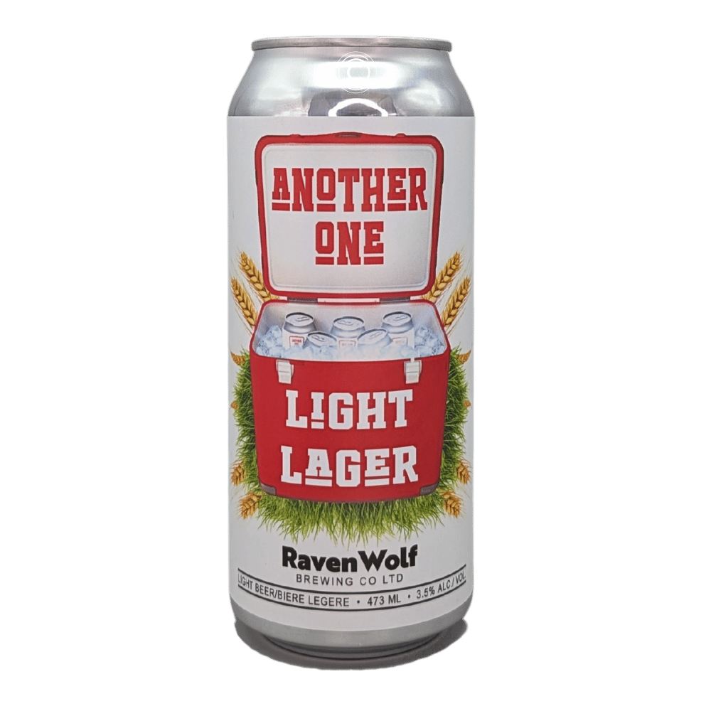 Another One Lager by RavenWolf Brewing Co., beer label
