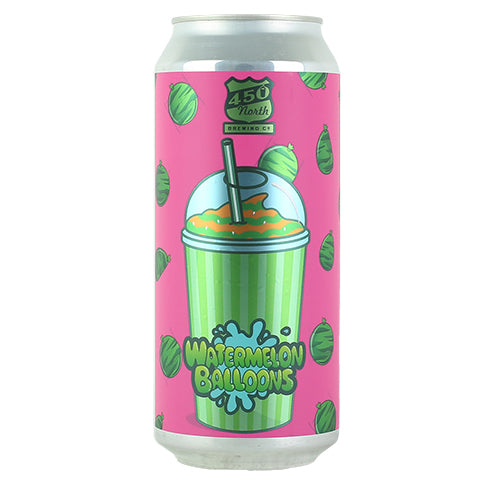 450 North Watermelon Balloons SLUSHY XXL Sour by 450 North Brewing Company, beer label