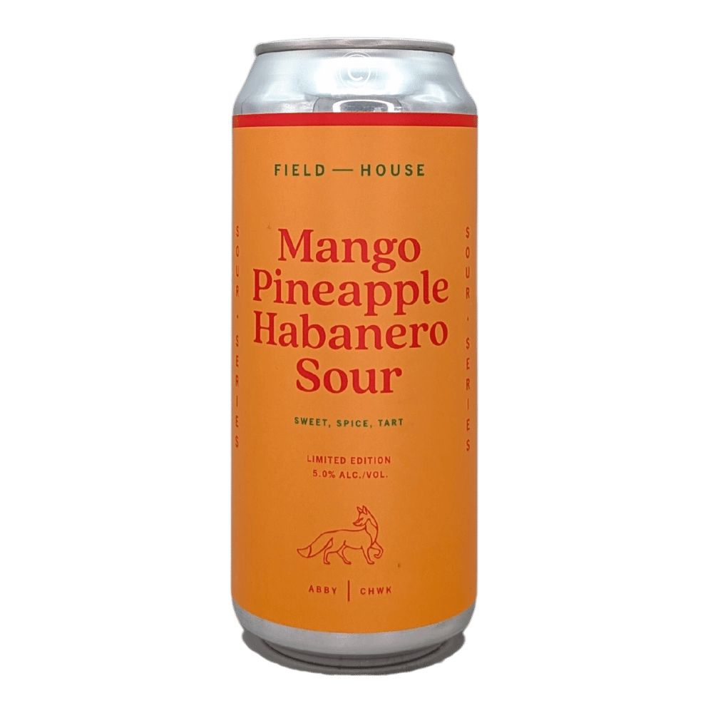 Mango Pineapple Habanero Sour by Field House Brewing Co., beer label