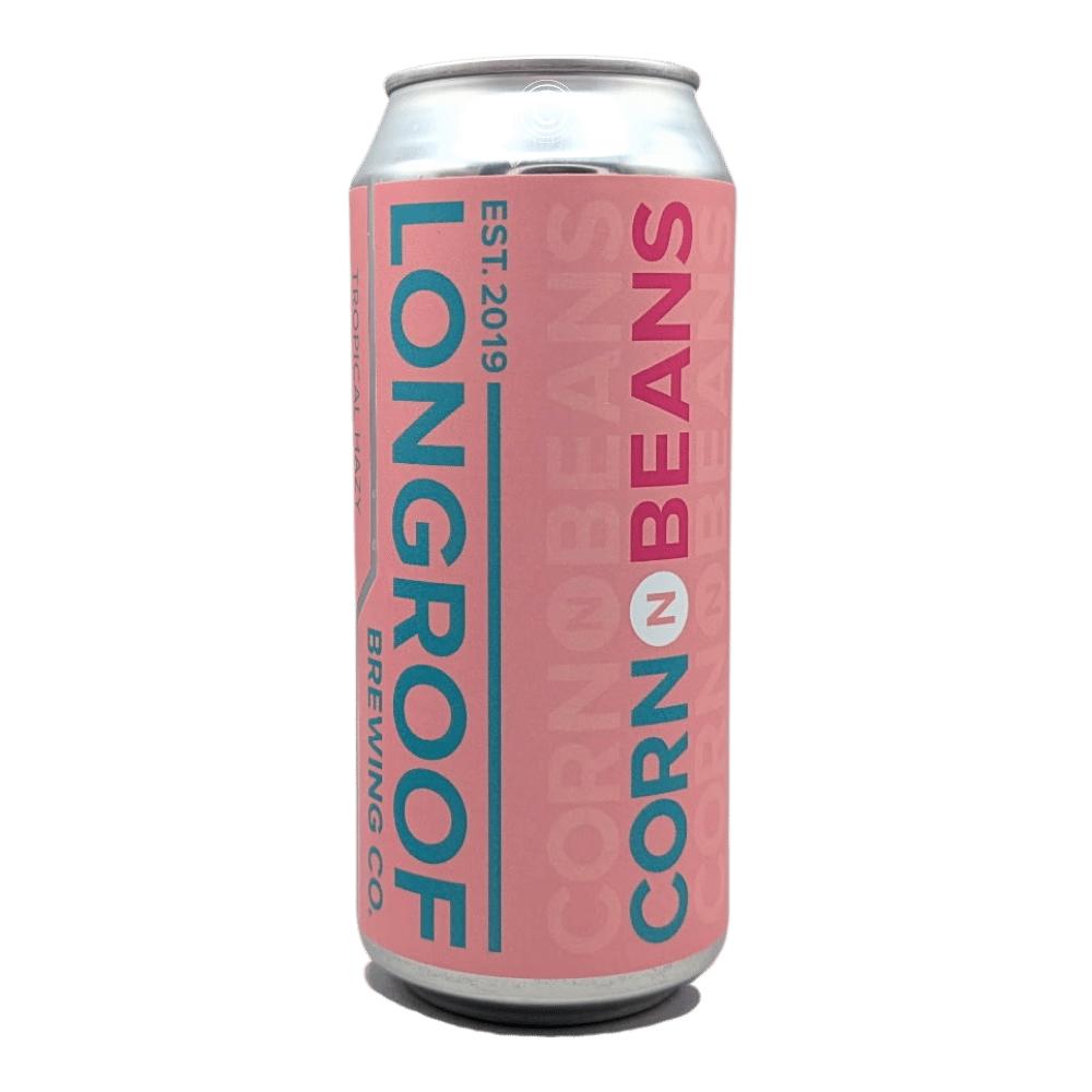 Corn N' Beans Tropical Hazy Pale Ale by Longroof Brewing, beer label