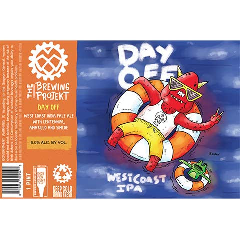 The Brewing Projekt Day Off IPA by The Brewing Projekt, beer label